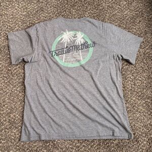 Travis Mathew T Shirt XL Gray Palm